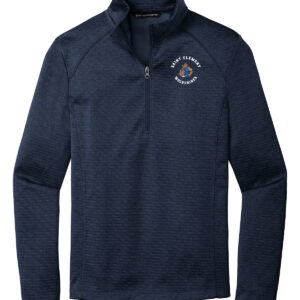 Port Authority Men’s Diamond Fleece Quarter-Zip Pullover Saint Clement with Wolverine