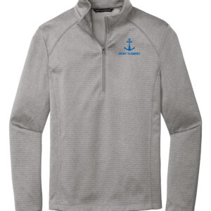 Port Authority Men’s Diamond Fleece Quarter-Zip Pullover with Anchor  ​