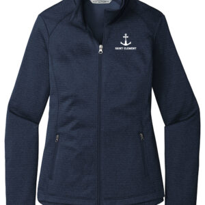 Port Authority Women’s Diamond Fleece Full-Zip Pullover with Anchor  ​