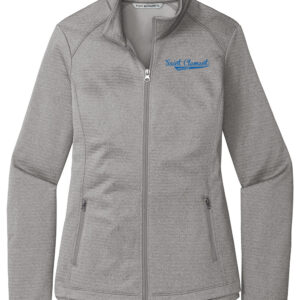 Port Authority Women’s Diamond Fleece Full-Zip Pullover with Swoosh