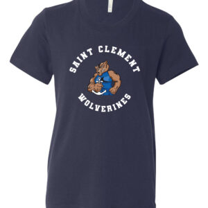BELLA + CANVAS – Youth Jersey T-Shirt Saint Clement with Wolverine