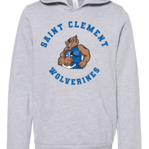 BELLA + CANVAS –  Youth Sponge Fleece Hoodie Saint Clement with Wolverine