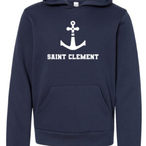 BELLA + CANVAS –  Youth Sponge Fleece Hoodie with Anchor