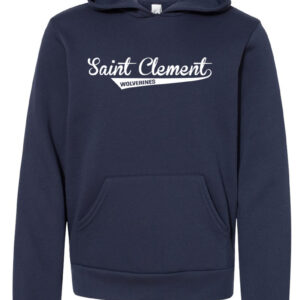 BELLA + CANVAS –  Youth Sponge  Fleece Hoodie with Swoosh