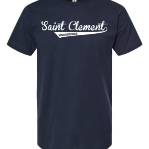 Tultex – Adult Fine Jersey T-Shirt Saint Clement with Swoosh