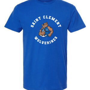 Tultex – Youth Fine Jersey T-Shirt Saint Clement with Wolverine ​