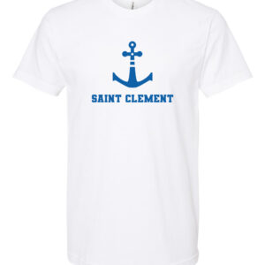 Tultex – Adult Fine Jersey T-Shirt Saint Clement with Anchor