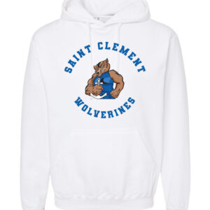 Tultex – Adult Hooded Sweatshirt Saint Clement with Wolverine
