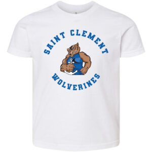 Tultex – Youth Fine Jersey T-Shirt Saint Clement with Wolverine ​