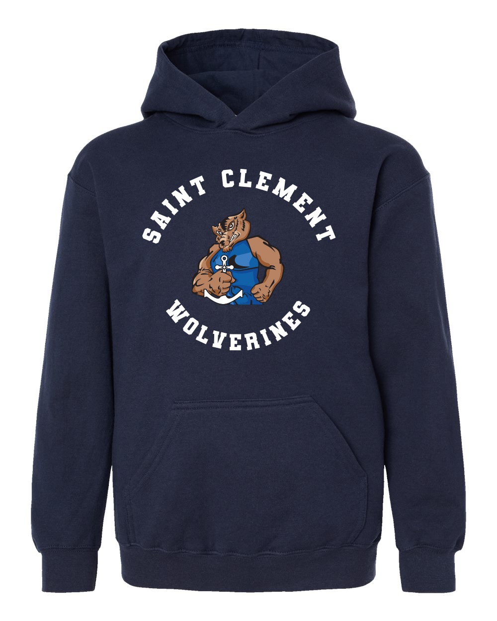 Tultex - Youth Hooded Sweatshirt - 320Y - Navy