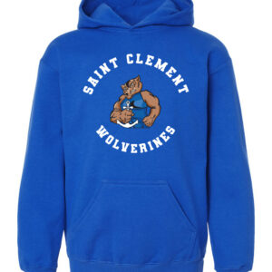 Tultex – Youth Hooded Sweatshirt Saint Clement with Wolverine