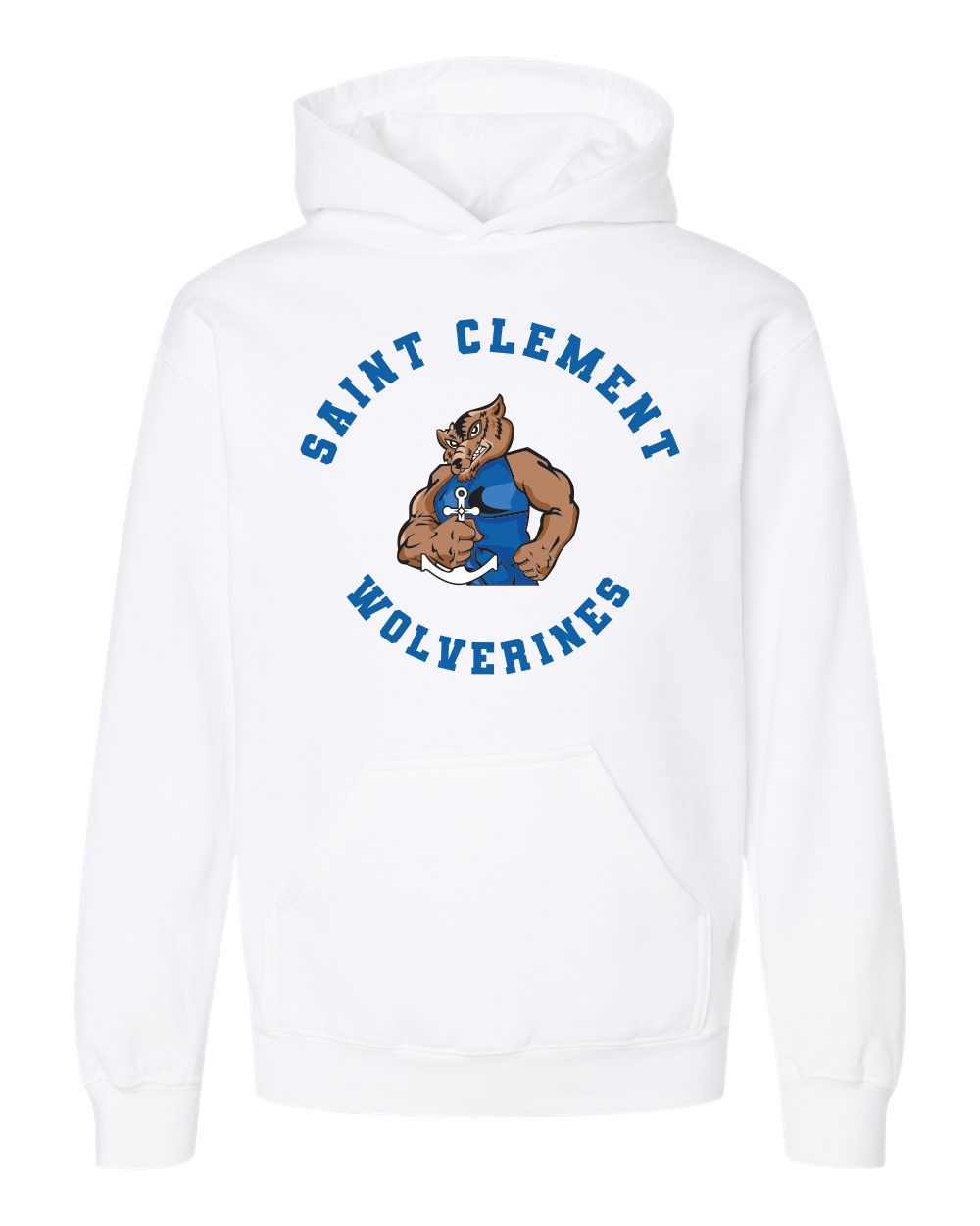 Tultex - Youth Hooded Sweatshirt - 320Y - White