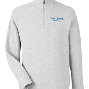 North End Men’s Spirit Textured Quarter-Zip with Swoosh