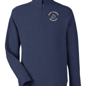 North End Men’s Spirit Textured Quarter-Zip Saint Clement with Wolverine