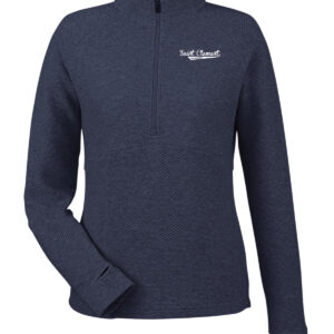 North End Women’s Spirit Textured Quarter-Zip with Swoosh