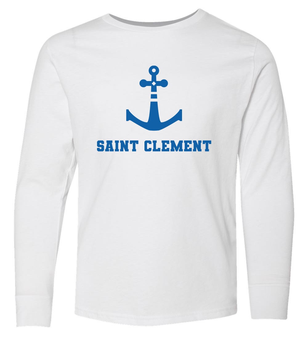 LAT - Youth Fine Jersey Long Sleeve Tee - 6201 - White