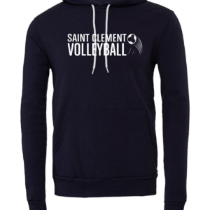 BELLA + CANVAS Unisex Sponge Fleece Hoodie​ – Volleyball