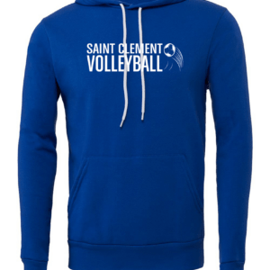 BELLA + CANVAS Unisex Sponge Fleece Hoodie​ – Volleyball