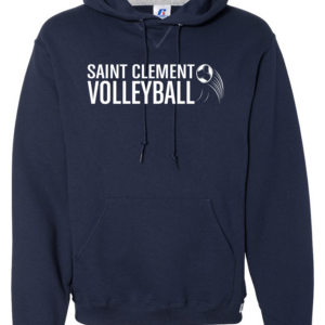 Russell Athletic Unisex Dri-Power Hooded Sweatshirt​​ – Volleyball
