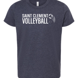 BELLA + CANVAS Youth CVC Jersey Tee – Volleyball