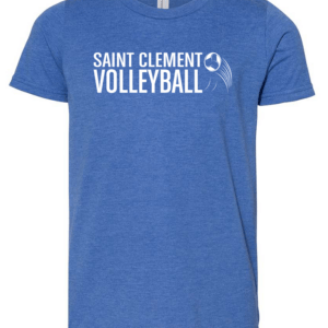 BELLA + CANVAS Youth CVC Jersey Tee – Volleyball