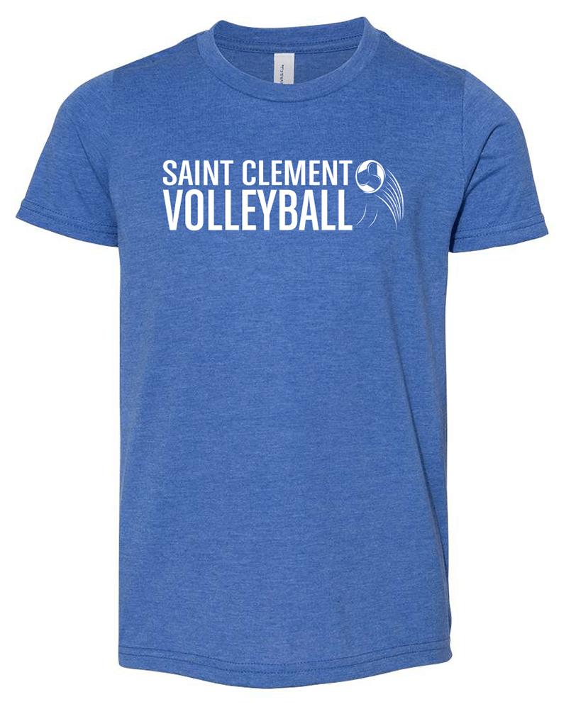 Youth CVC Jersey Tee - 3001YCVC - Royal - VolleyballWhite