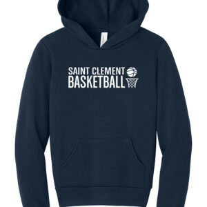 BELLA+CANVAS Youth Sponge Fleece Pullover Hoodie – Basketball