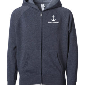 Independent Trading Co. Youth Lightweight Special Blend Raglan Zip Hood