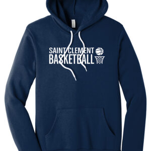 BELLA + CANVAS Unisex Sponge Fleece Hoodie​ – Basketball