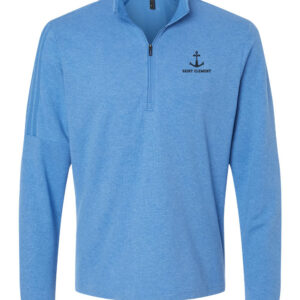 Adidas Men’s 3-Stripes Quarter-Zip Sweater Pullover