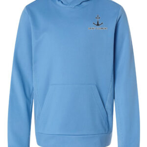 Team 365 Youth Squad Hooded Tech Fleece Pullover