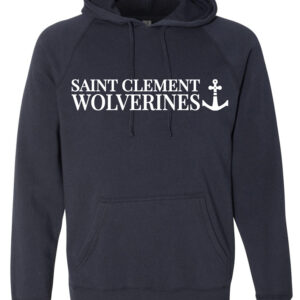 Independent Trading Co. Unisex Special Blend Raglan Hooded Sweatshirt​ – Saint Clement Wolverines