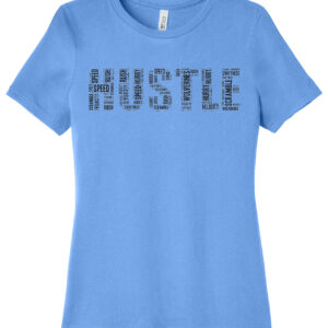 BELLA+CANVAS Women’s Relaxed Jersey Tee – HUSTLE