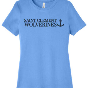 BELLA+CANVAS Women’s Relaxed Jersey Tee – Saint Clement Wolverines