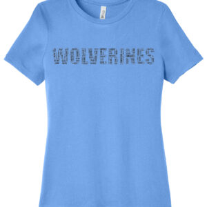 BELLA+CANVAS Women’s Relaxed Jersey Tee – WOLVERINES
