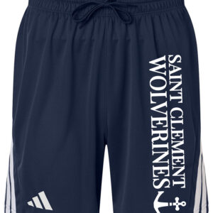 Adidas Men’s 3-Stripes 7″ Shorts – Saint Clement Wolverines