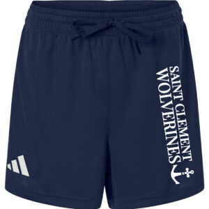 Adidas Women’s 3-Stripes 3″ Shorts​ – Saint Clement Wolverines