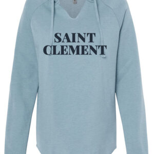 Independent Trading Co. Women’s Lightweight California Wave Wash Hooded Sweatshirt​ – Saint Clement