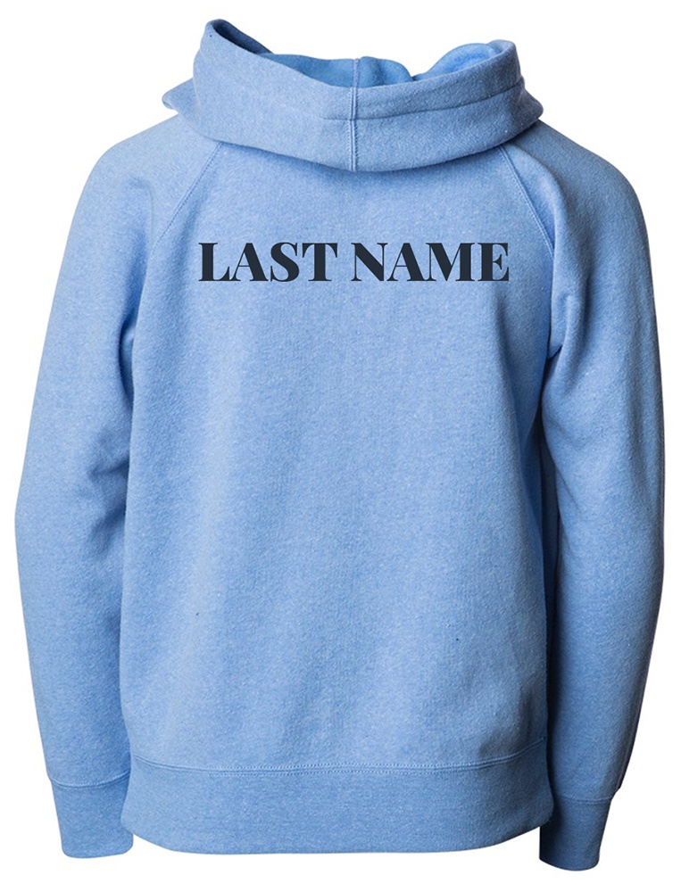Youth Lightweight Special Blend Raglan Zip Hood - PRM15YSBZ - Back