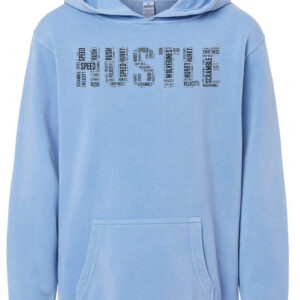 Independent Trading Co. Youth Midweight Pigment-Dyed Hooded Sweatshirt – HUSTLE