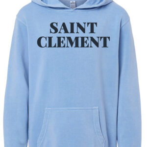 Independent Trading Co. Youth Midweight Pigment-Dyed Hooded Sweatshirt – Saint Clement