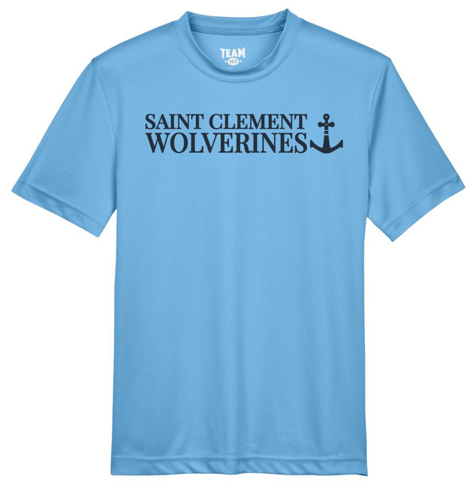 Youth Zone Performance T-Shirt - TT11Y - Front - LightBlue