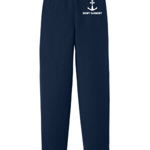 JERZEES – NuBlend Adult Sweatpants Saint Clement with Anchor